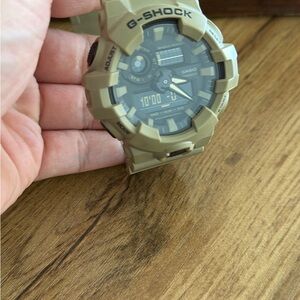 G-Shock Olive Green Digital Analog Resin Watch
